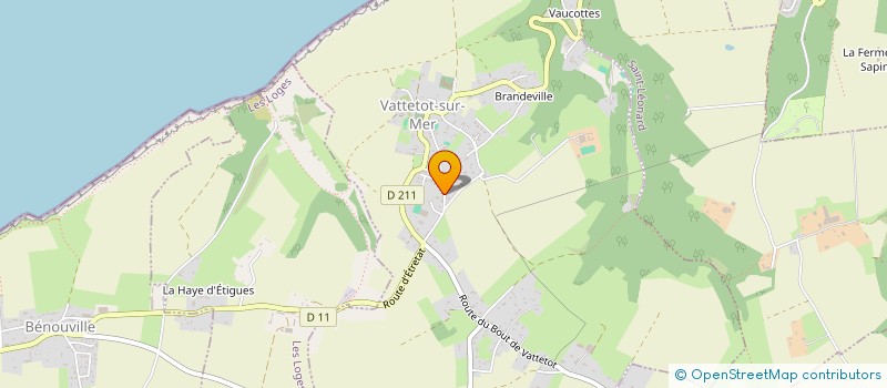 localisation de l'entreprise MADAME VANESSA VIMBERT  VATTETOT-SUR-MER