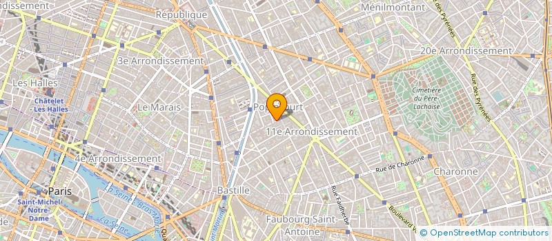 localisation de l'entreprise MADAME VANESSA VUDO  PARIS