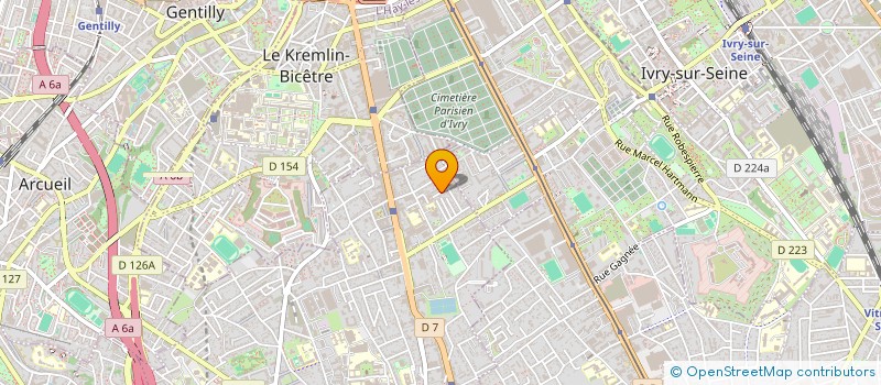 localisation de l'entreprise MADAME VANESSA WABTESTIN  VILLEJUIF