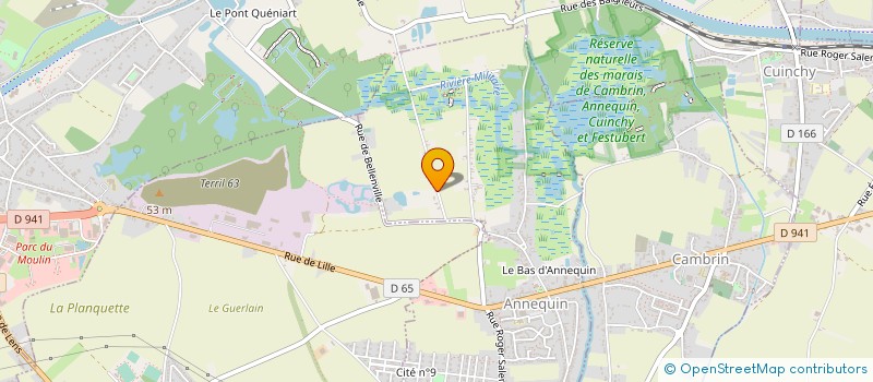 localisation de l'entreprise MADAME VANESSA WALLART  SAILLY-LABOURSE