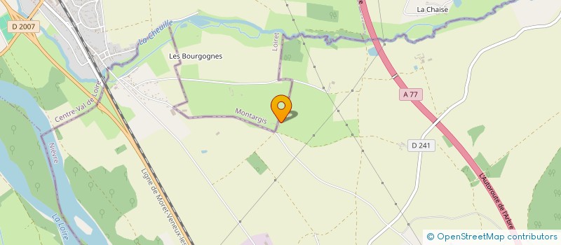 localisation de l'entreprise MADAME VANESSA WEISS à NEUVY SUR LOIRE
