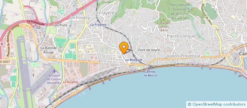 localisation de l'entreprise MADAME VANESSA YADDADEN  CANNES