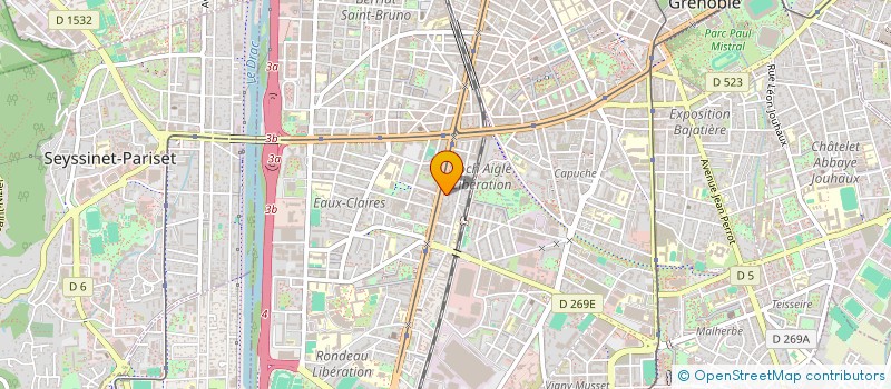 localisation de l'entreprise MADAME VANESSA YDANEZ à GRENOBLE