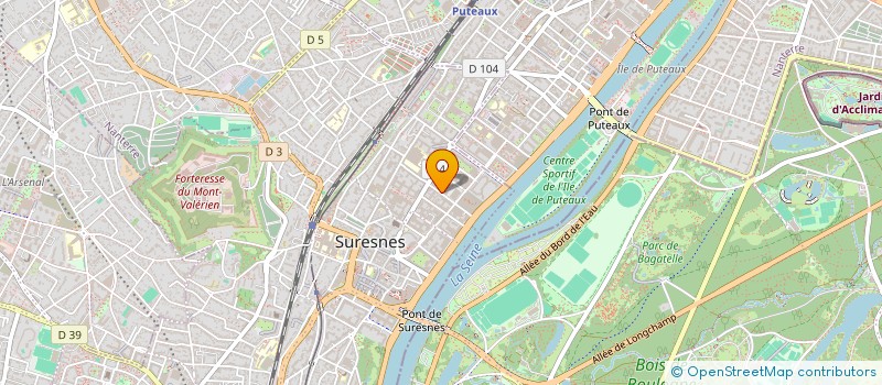 localisation de l'entreprise MADAME VANESSA YE à SURESNES