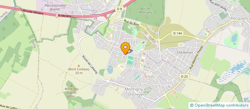 localisation de l'entreprise MADAME VANESSSA LANGLET  MONTIGNY-EN-OSTREVENT