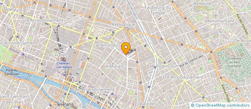 localisation de l'entreprise MADAME VANESSSA LEROY  PARIS