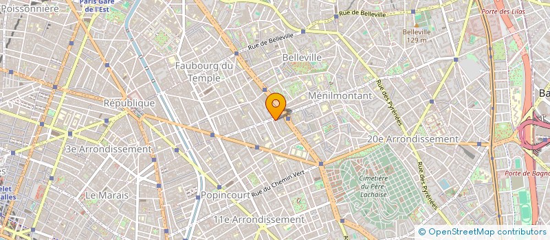 localisation de l'entreprise MADAME VANH KUNG à PARIS