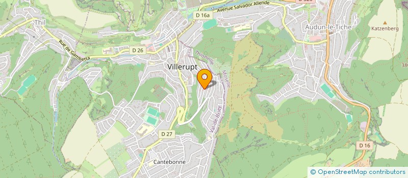 localisation de l'entreprise MADAME VANIA CHRISTINA OLIVEIRA BAPTISTA  VILLERUPT