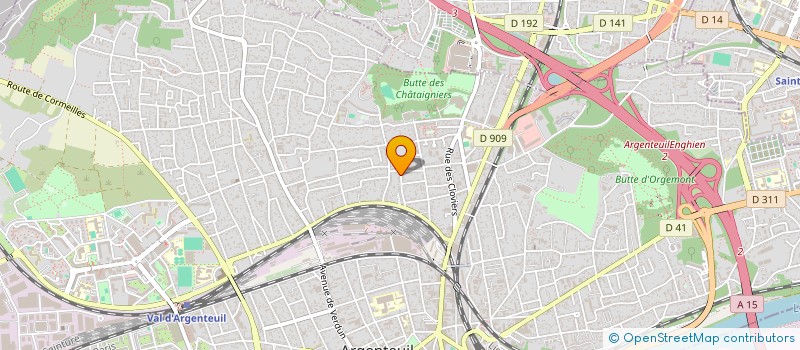 localisation de l'entreprise MADAME VANIA DE ALMEIDA PEREIRA MELO  ARGENTEUIL