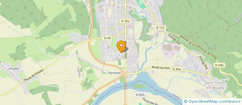 localisation de l'entreprise MADAME VANIA OLIVEIRA FERREIRA  LAGNIEU