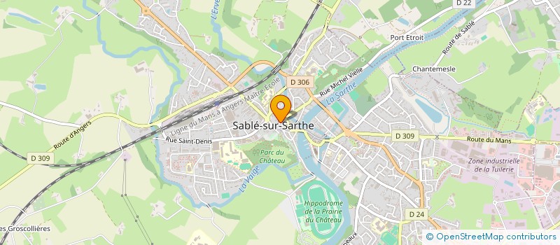 localisation de l'entreprise MADAME VANIA-PATRICIA DOS SANTOS MARTINS MORAIS  SABLE-SUR-SARTHE