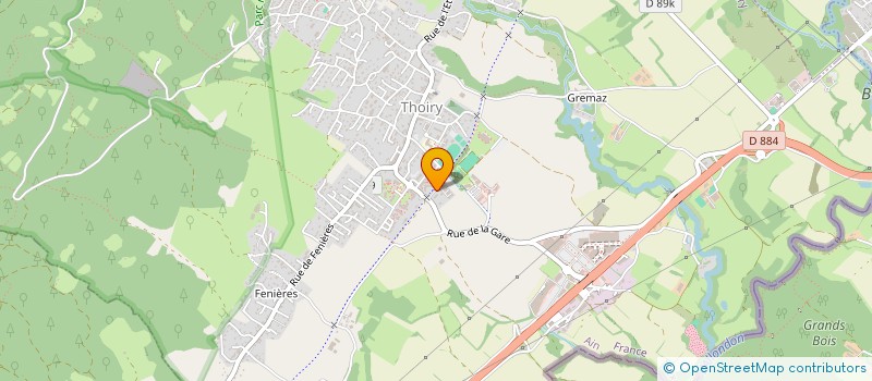 localisation de l'entreprise MADAME VANIA PEREIRA DA COSTA  CHARIX