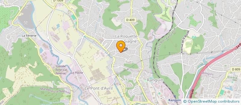 localisation de l'entreprise MADAME VANIA ZACCARO à LA ROQUETTE-SUR-SIAGNE