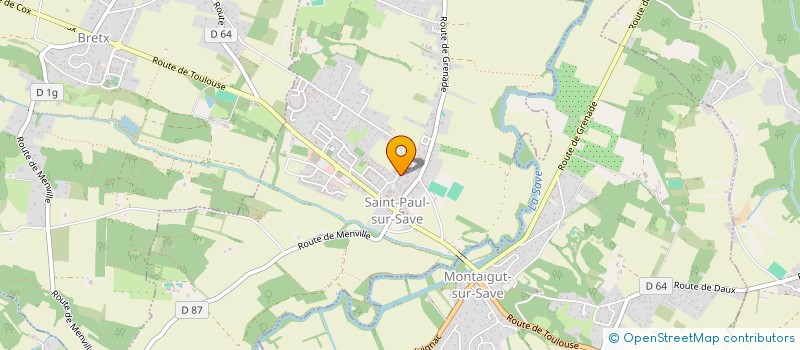 localisation de l'entreprise MADAME VANILLE CHOPO  SAINT-PAUL-SUR-SAVE