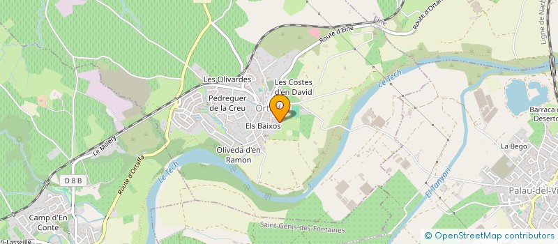 localisation de l'entreprise MADAME VANILLE GARIN  ORTAFFA