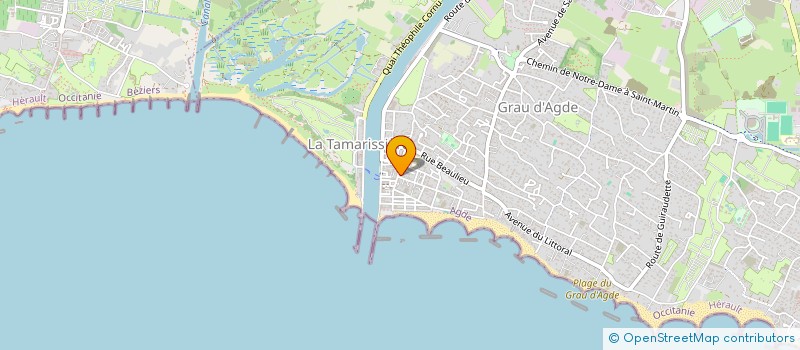 localisation de l'entreprise MADAME VANILLE MARIE à AGDE