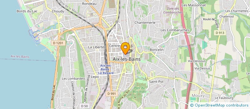 localisation de l'entreprise MADAME VANILLE QUILLIET à AIX-LES-BAINS