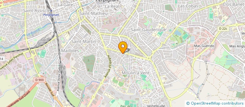 localisation de l'entreprise MADAME VANINA BOITARD  PERPIGNAN