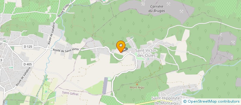 localisation de l'entreprise MADAME VANINA COMMANDRE  SAINT-VICTOR-DES-OULES