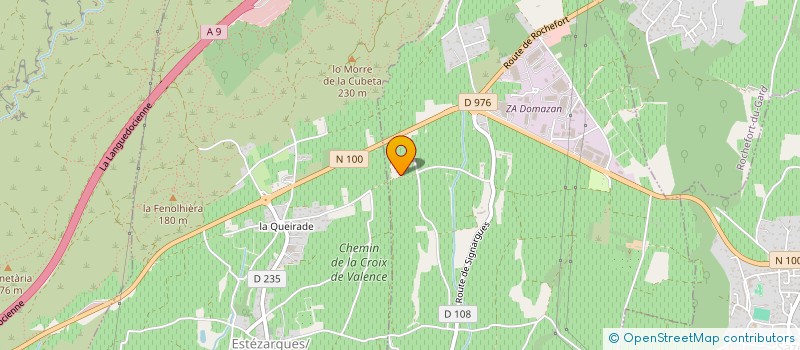 localisation de l'entreprise MADAME VANINA CRESCIONI  ESTEZARGUES