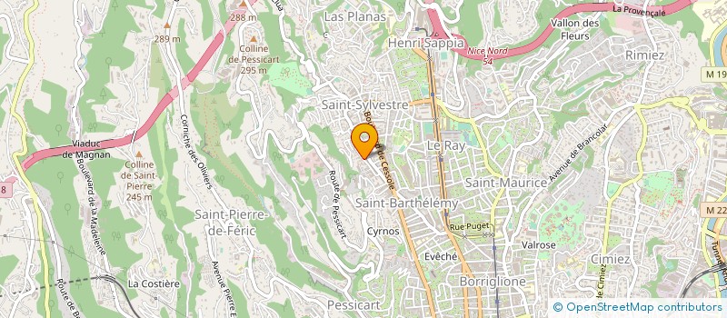 localisation de l'entreprise MADAME VANINA D'ORNANO à NICE