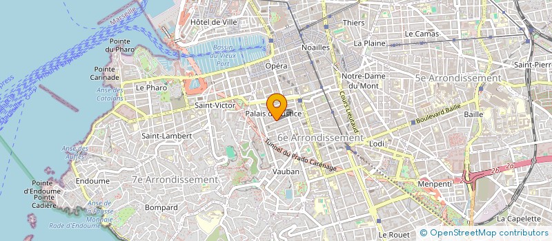 localisation de l'entreprise MADAME VANINA DEFRANCHI à MARSEILLE