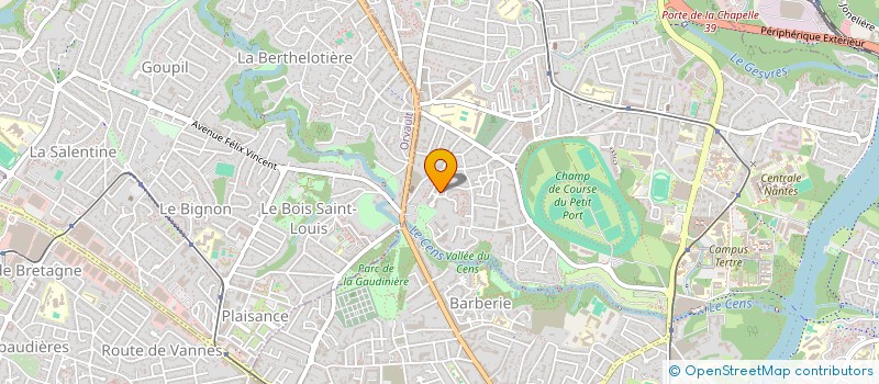 localisation de l'entreprise MADAME VANINA DELLOZCOUR  NANTES