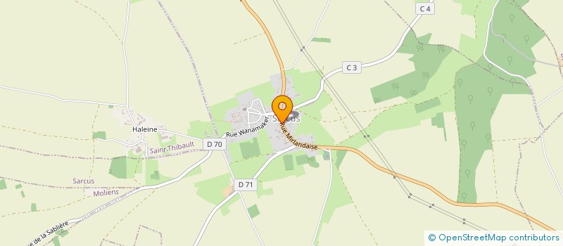 localisation de l'entreprise MADAME VANINA FARE  BEAUVAIS