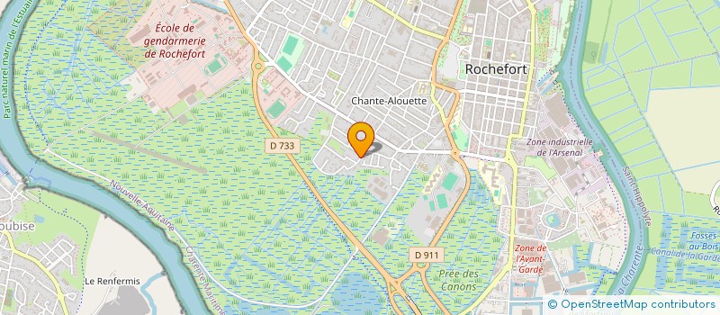 localisation de l'entreprise MADAME VANINA FUSEAU  ROCHEFORT