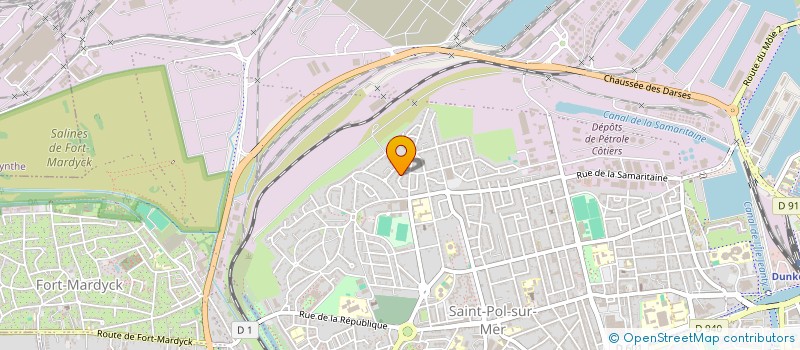 localisation de l'entreprise MADAME VANINA GILLARD à DUNKERQUE