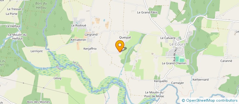 localisation de l'entreprise MADAME VANINA GLAUNEC  LE COURS