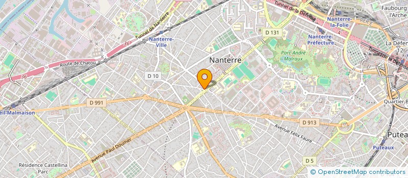 localisation de l'entreprise MADAME VANINA ORSOLANI  NANTERRE