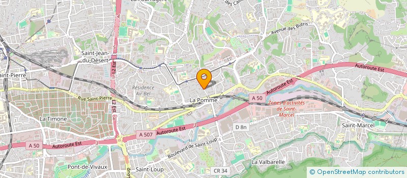 localisation de l'entreprise MADAME VANINA PERENEY  MARSEILLE