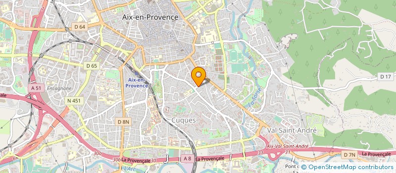 localisation de l'entreprise MADAME VANINA SANTINI à AIX-EN-PROVENCE