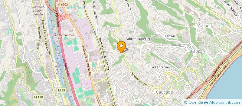 localisation de l'entreprise MADAME VANINA SCHIELOTTO à NICE