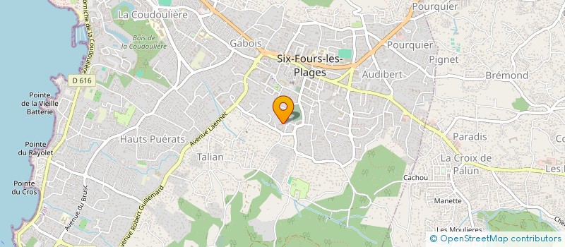 localisation de l'entreprise MADAME VANINA VIGO à SIX-FOURS-LES-PLAGES