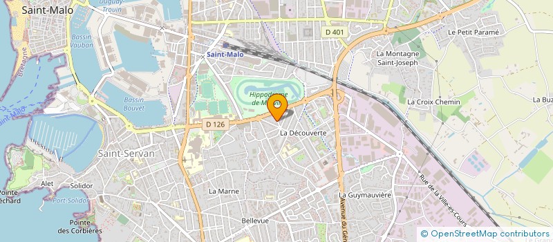 localisation de l'entreprise MADAME VANINA VOULGAROPOULOS  SAINT-MALO