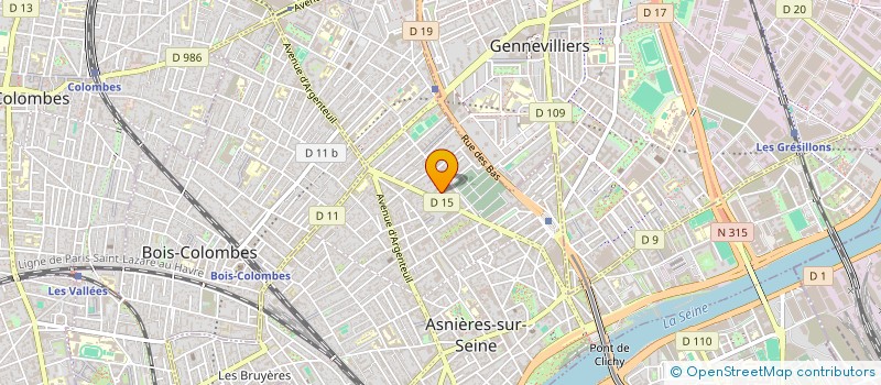 localisation de l'entreprise MADAME VANISA PINHEIRO DA SILVA  ASNIERES-SUR-SEINE