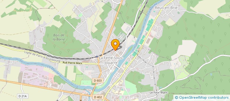 localisation de l'entreprise MADAME VANISHA VICTOIRE OSSOUSSOMI à LA FERTE-SOUS-JOUARRE