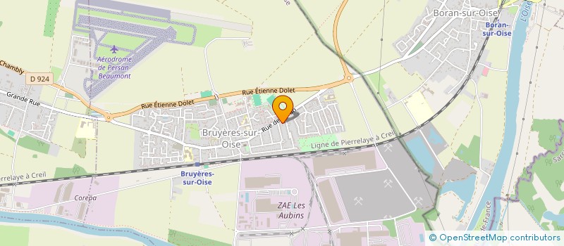 localisation de l'entreprise MADAME VANISSA NIKOLIC  BRUYERES-SUR-OISE