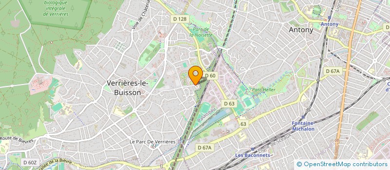 localisation de l'entreprise MADAME VANITHA THIRUMURUGAN  VERRIERES-LE-BUISSON