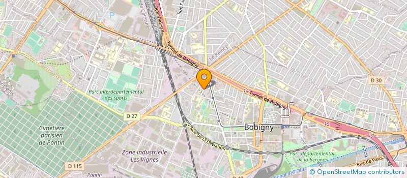 localisation de l'entreprise MADAME VANITHA VANNIYASINGAM  BOBIGNY