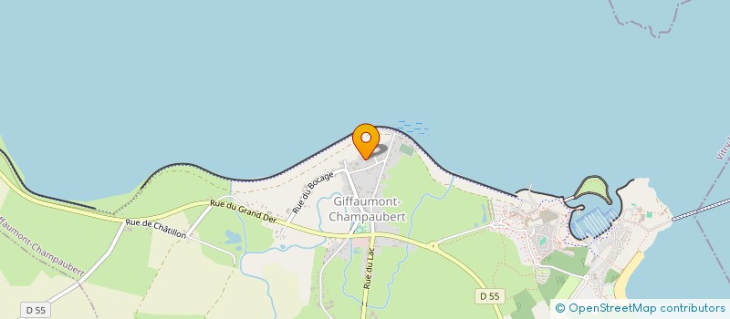 localisation de l'entreprise MADAME VANNIE EDOT  GIFFAUMONT-CHAMPAUBERT