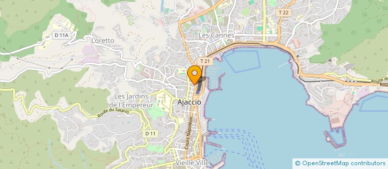 localisation de l'entreprise MADAME VANNINA CARLI à AJACCIO