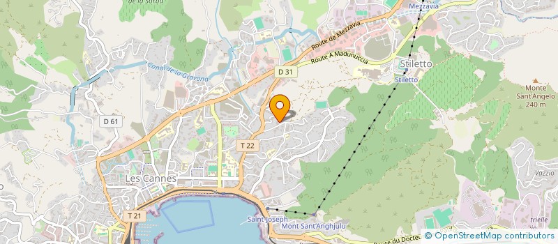 localisation de l'entreprise MADAME VANNINA LECA  AJACCIO