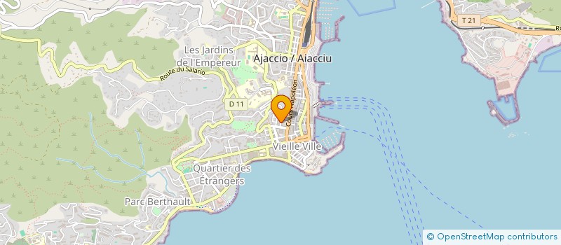 localisation de l'entreprise MADAME VANNINA MILIANI à AJACCIO