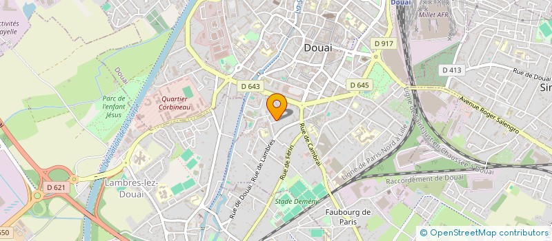 localisation de l'entreprise MADAME VANOESA DA CONCEICAO à DOUAI