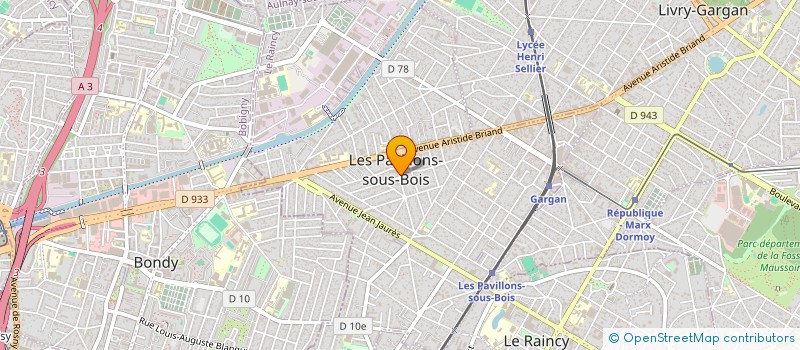 localisation de l'entreprise MADAME VANUZA CORDEIRO DA SILVA  LES PAVILLONS-SOUS-BOIS