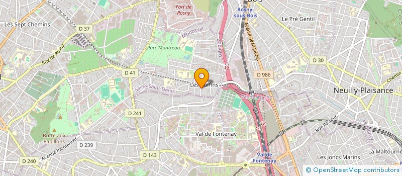 localisation de l'entreprise MADAME VARVARA GISCA  MONTREUIL