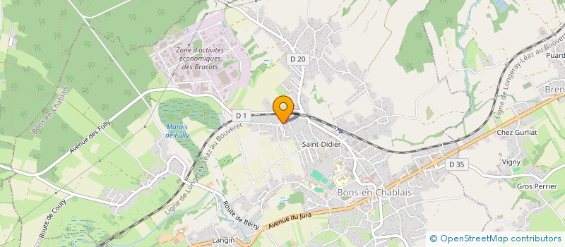 localisation de l'entreprise MADAME VASILENA STEFANOVA STANCHEVA  BONS-EN-CHABLAIS